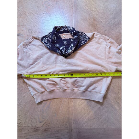 Free People James Pullover sweatshirt with bandana size xs - Picture 7 of 7